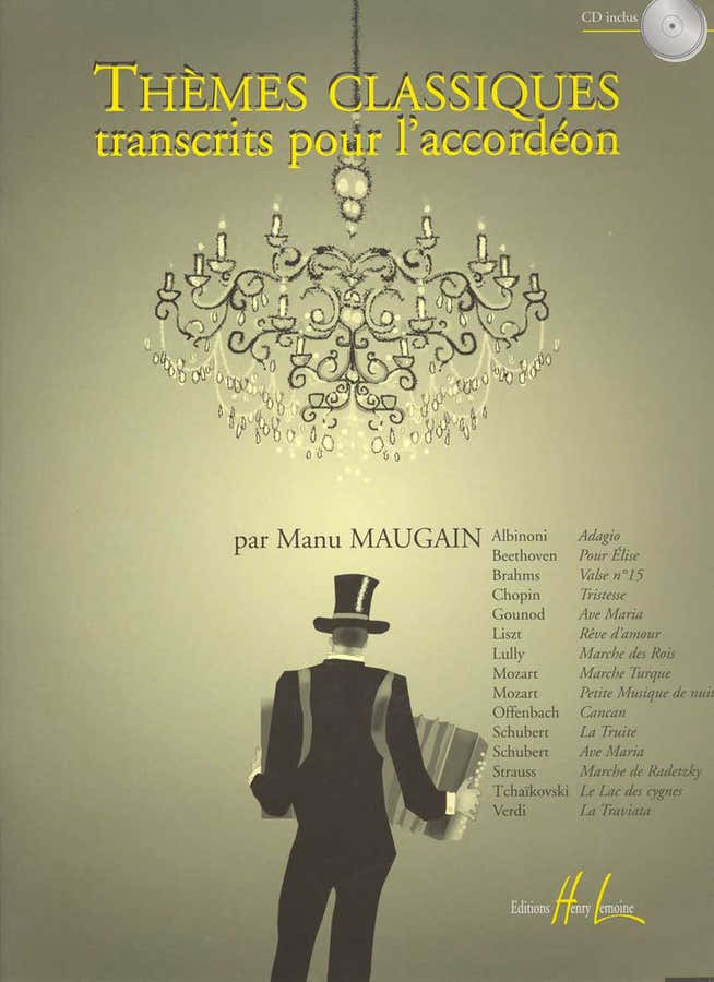 MAUGAIN MANU - THEMES CLASSIQUES VOL.1 + CD - ACCORDEON