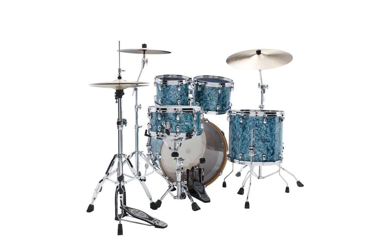 STARCLASSIC WALNUT/BIRCH STAGE 22 DRUM KIT TURQUOISE PEARL