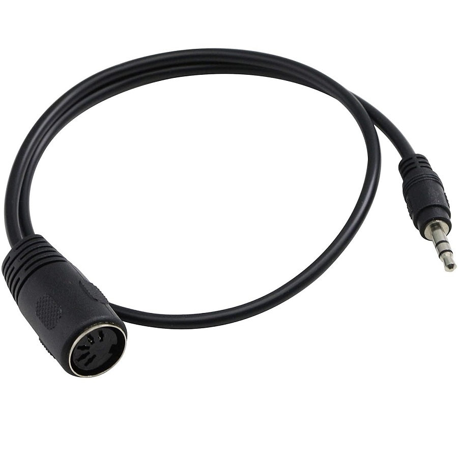 MIDI CABLE MINIJACK STEREO - DIN FEMALE 5-PIN