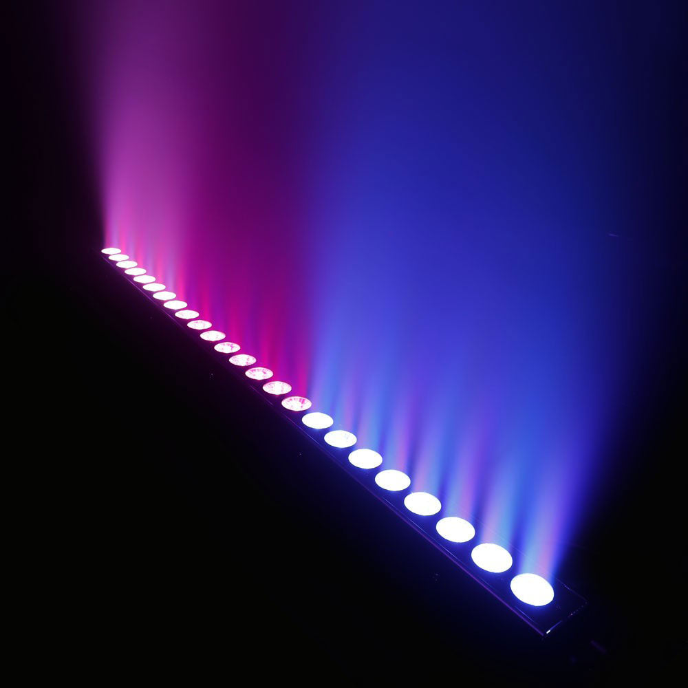 TRIBAR 400 IR - TRICOLOR LED BAR (RGB) 24 x 3 W SCHWARZE BOX MIT INFRAROT-FERNBEDIENUNG