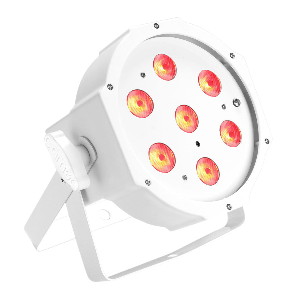 Flat Par Tri 3W Ir WH - Dreifarbiger LED-Flat-PAR-Scheinwerfer (RGB) - 7 X 3 W Hohe Leistung - Box