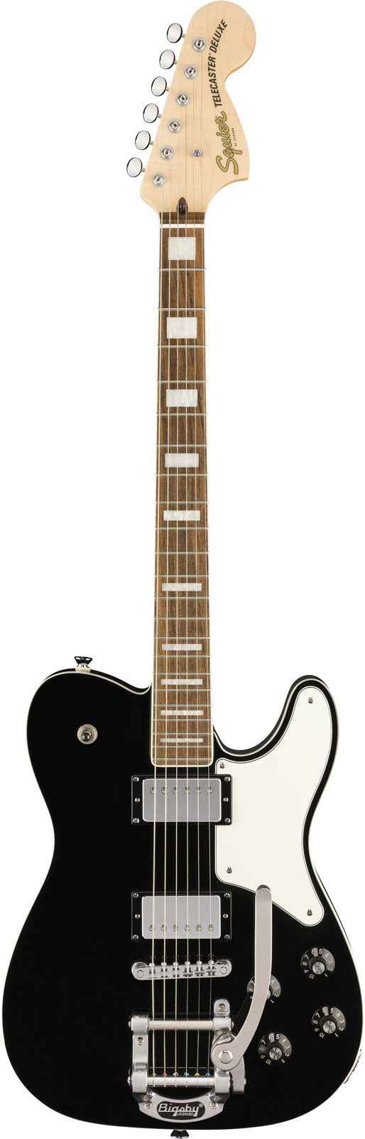 Telecaster Paranormal Troublemaker Deluxe Bigsby, LRL Black