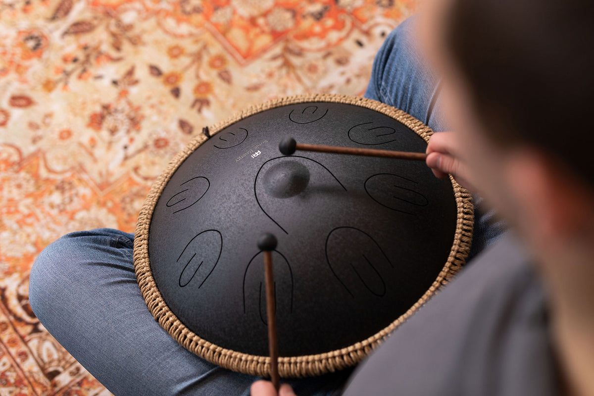 SONIC ENERGY OCTAVE STEEL TONGUE DRUM SCHWARZ D KURD