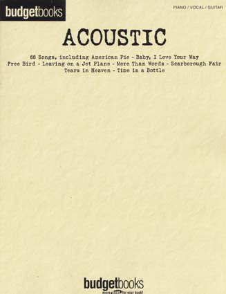 BUDGETBOOKS ACOUSTIC - PVG