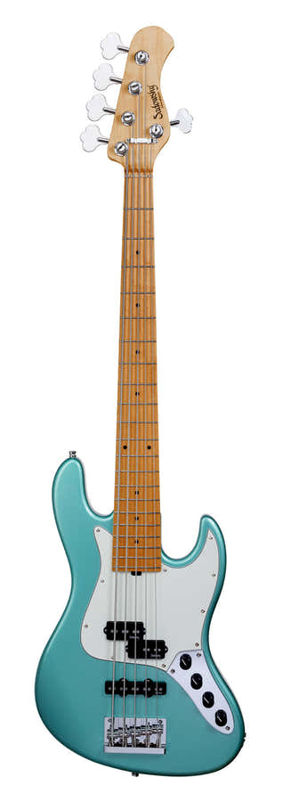 Metroexpress 21 Hybrid Pj 5 String - Sage Grn Metallic,Maple