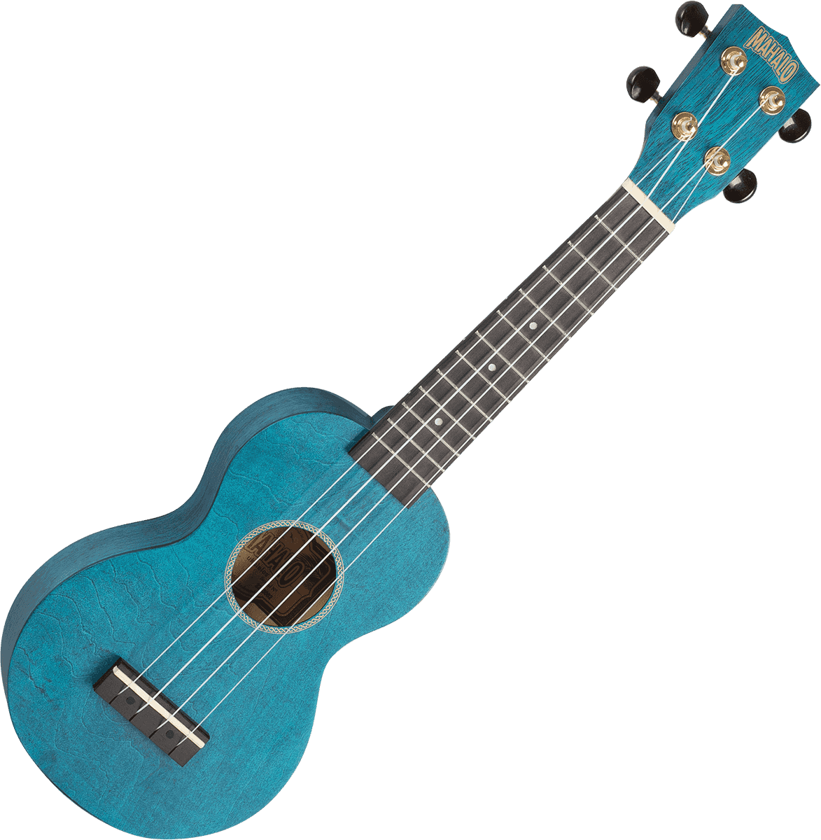 Ukulele Sopran Slim Satinblau + Tasche