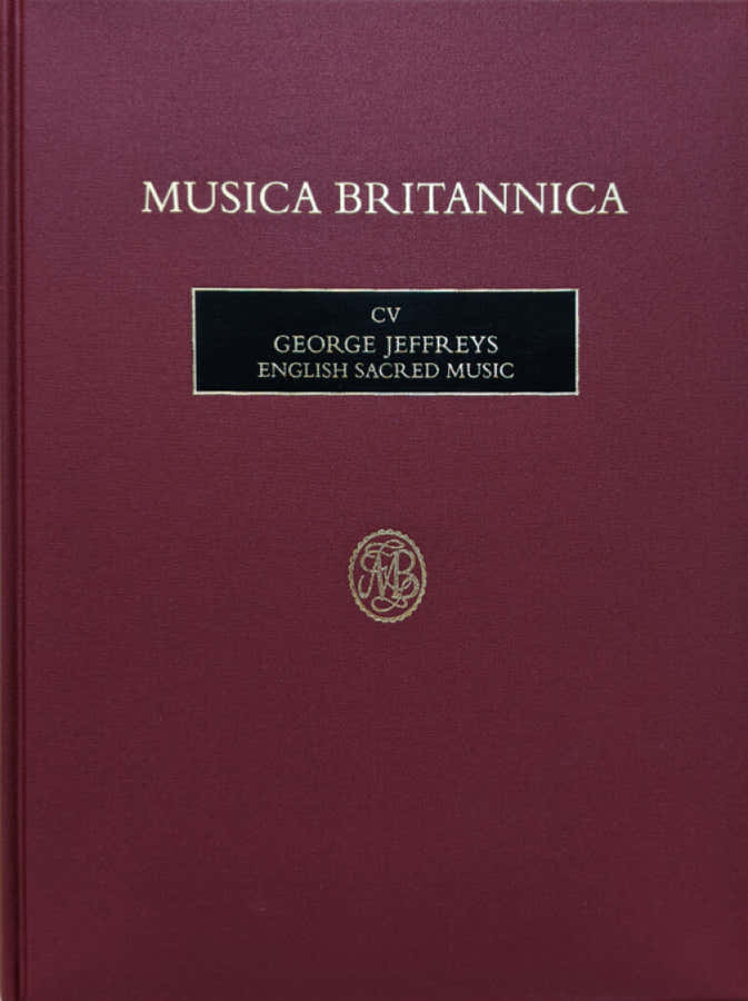MUSICA BRITANNICA - GEORGE JEFFREY ENGLISH SACRED MUSIC