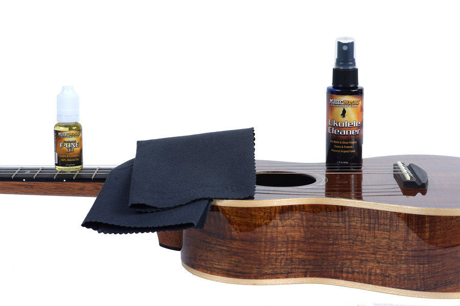 MN142 Ukulele-Reinigungsset Reiniger F-one und Mikrofasertuch