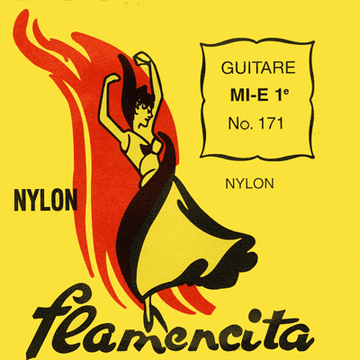 Flamencita Ersatz 10 Stück 1. Klarer Nylon
