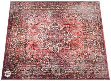 Freie Aufhà¤ngung & 27dB Trittschallreduzierung - Drumteppich 1.50 x 1.30m - Persian Worn Red