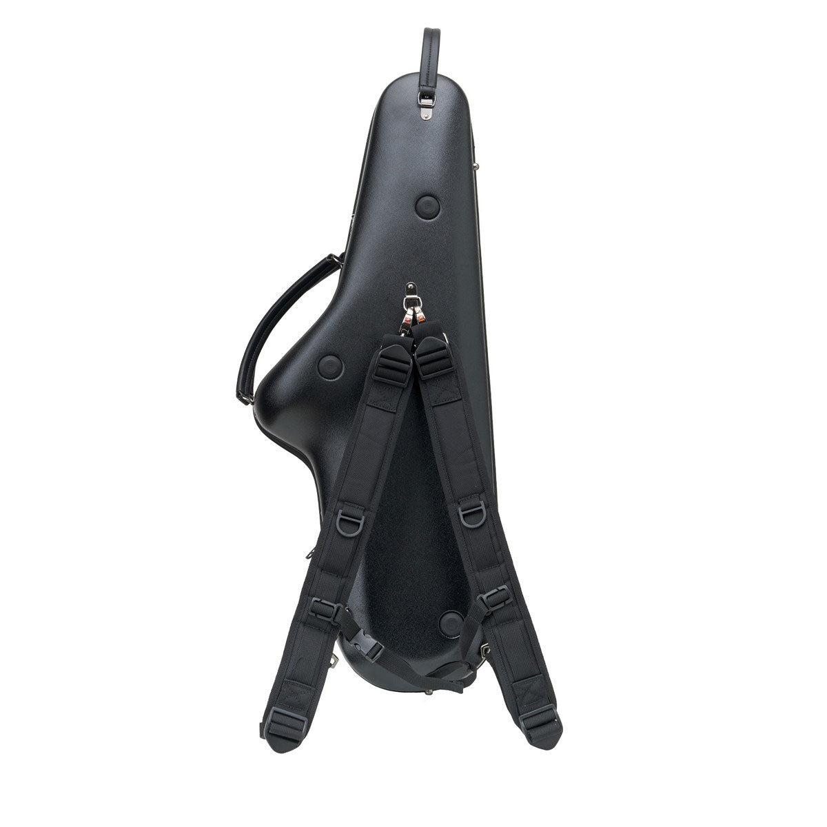Schwarzes Micro Zip Etui - Tenorsaxophon