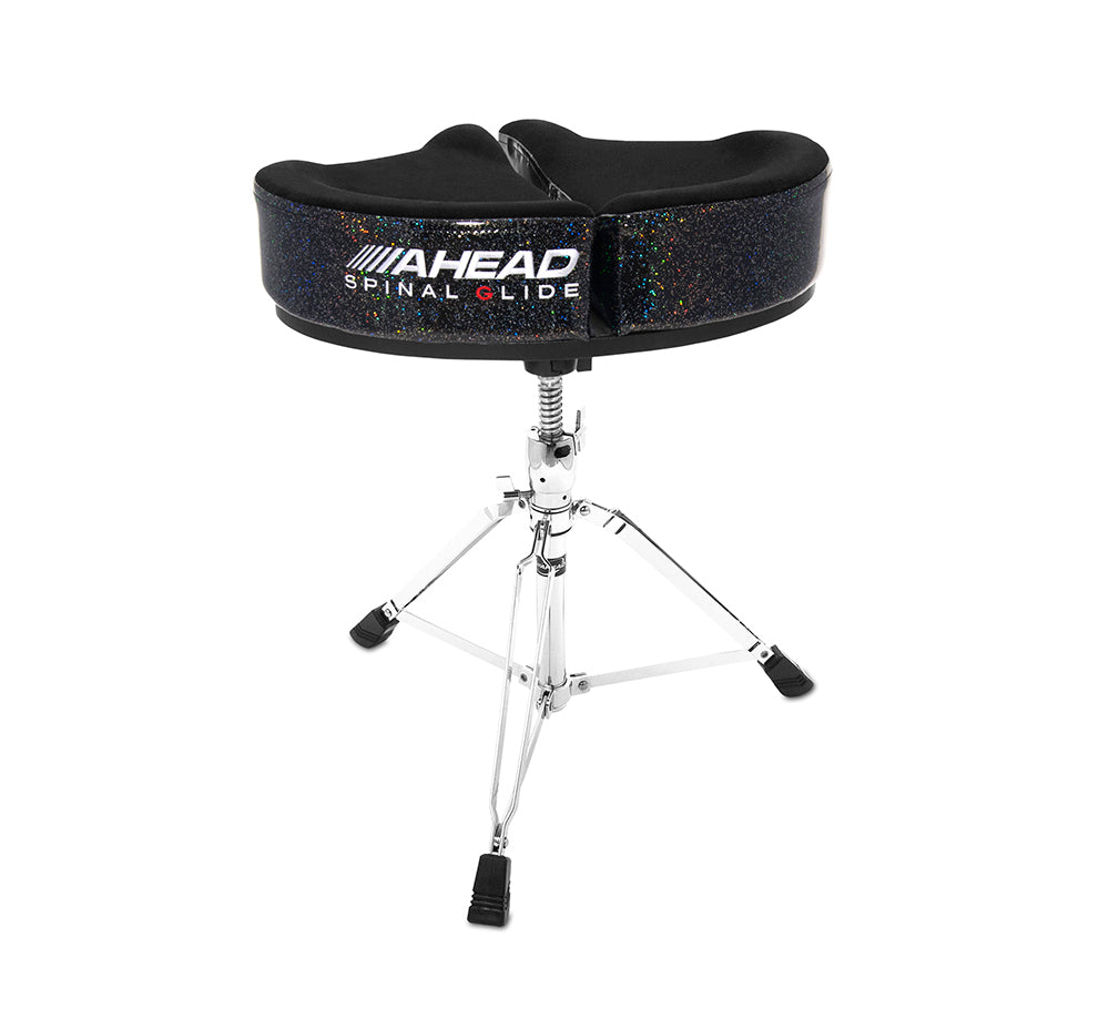 SPG-BS-3 DRUM THRONE SPINAL-G BLACK SPARKLE- 3 LEG BASE
