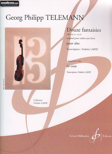 Telemann G.P. - Douze Fantaisies - Alto