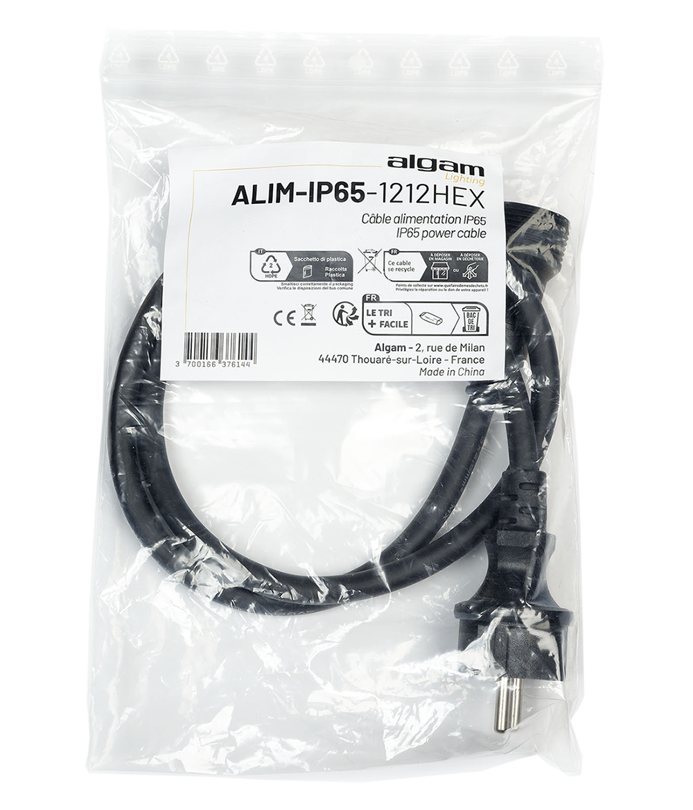 IP65-Netzkabel für IP Par 1212 Hex