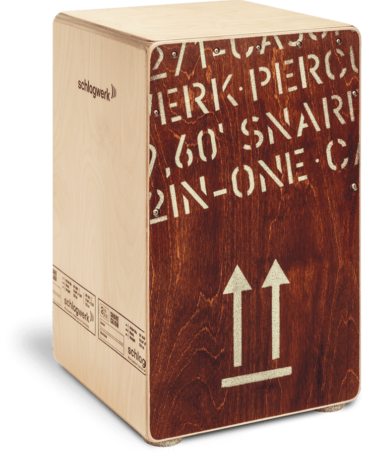 S-CP404RED - 2 IN ONE SNARE CAJON - LARGE RED