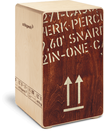 S-CP404RED - 2 IN ONE SNARE CAJON - LARGE RED