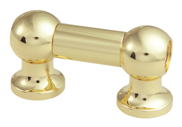 TL12D25-BR Rohrspannböckchen 25mm Goldfarben Doppelseitig (X1)