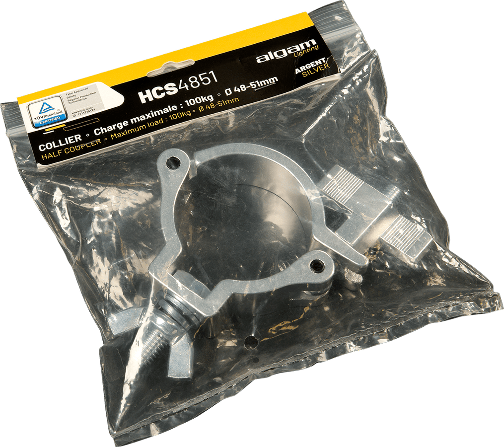 CLAMP 48-51MM 100KG SILVER