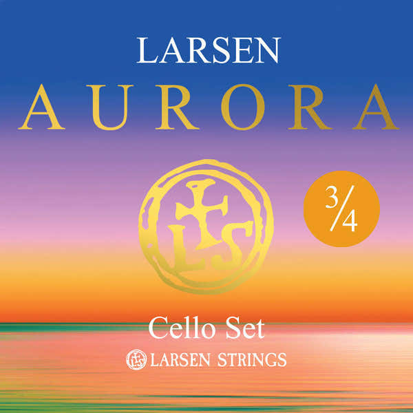 CELLO-SAITEN LARSEN AURORA SATZ 3/4 MEDIUM