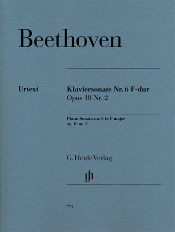 Beethoven L.V. - Piano Sonata No.6 F Major Op.10 No.2