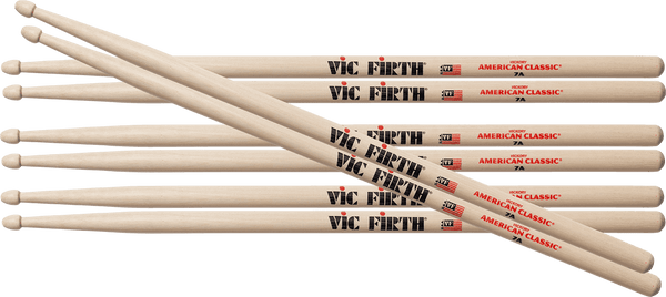 Vic Firth P7A.3-P7A.1 PACK 3X7A + 1X7A FREE
