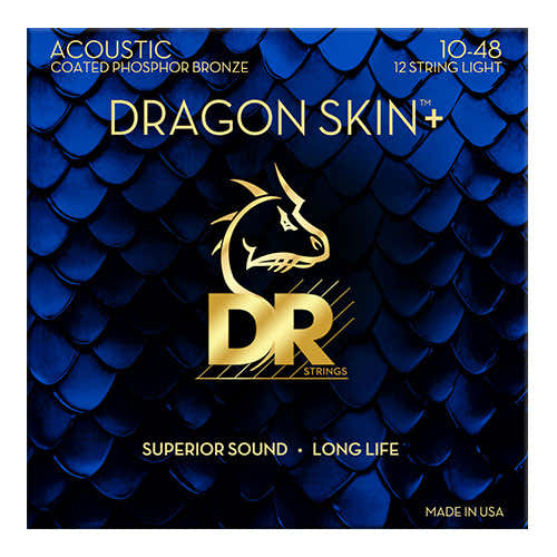 Extra Light Dragon Skin+ beschichtete Phosphorbronze 12-saitig