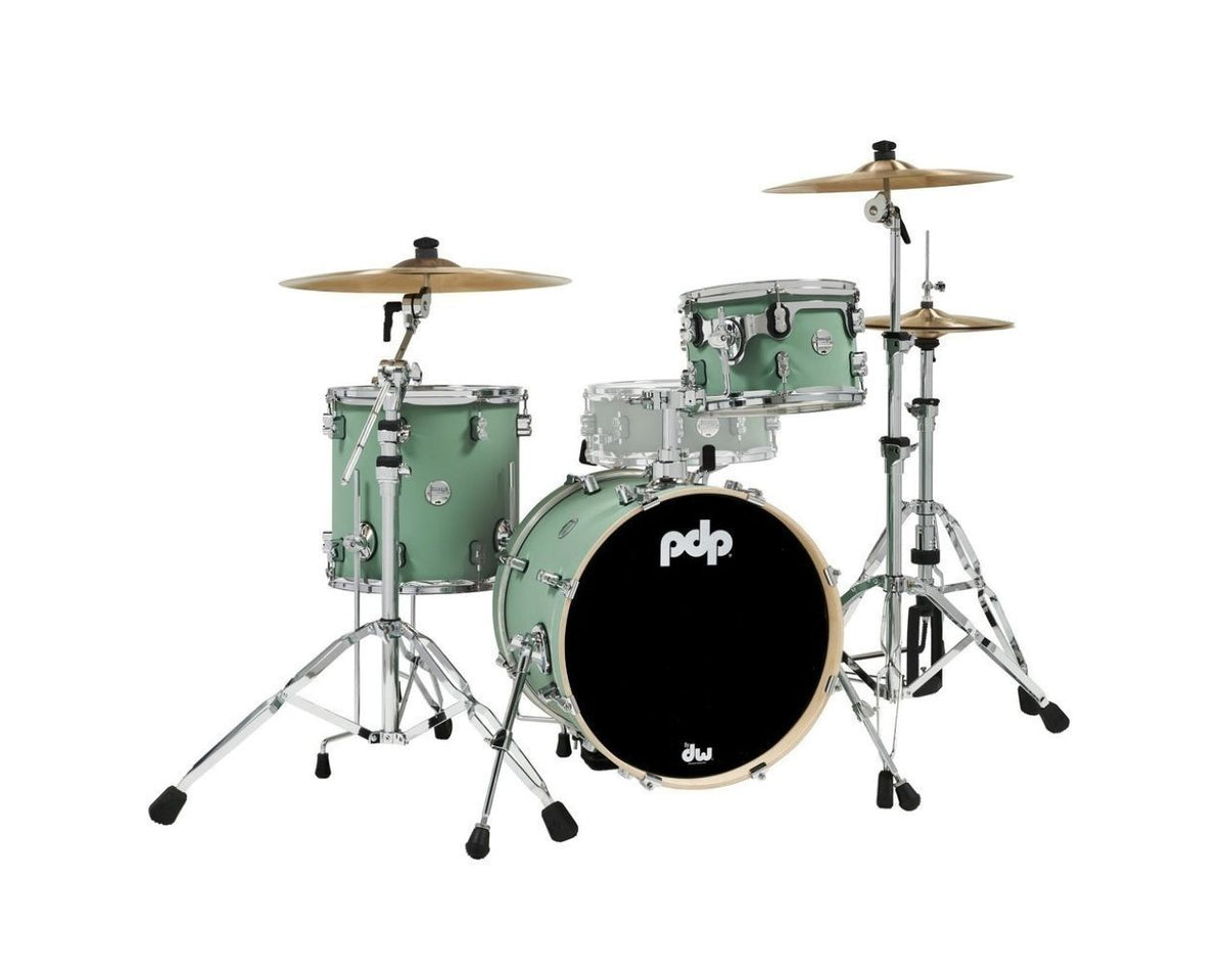 SHELL SET CONCEPT MAPLE FINISH PLY BOP KIT 18" SATIN SEAFOAM PDCM18BPSF