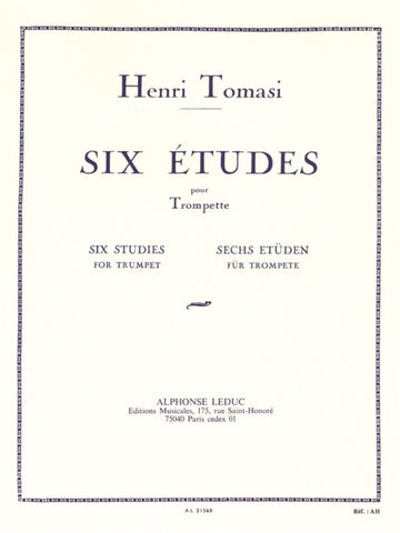 Tomasi Henri - Six Etudes Pour Trompette