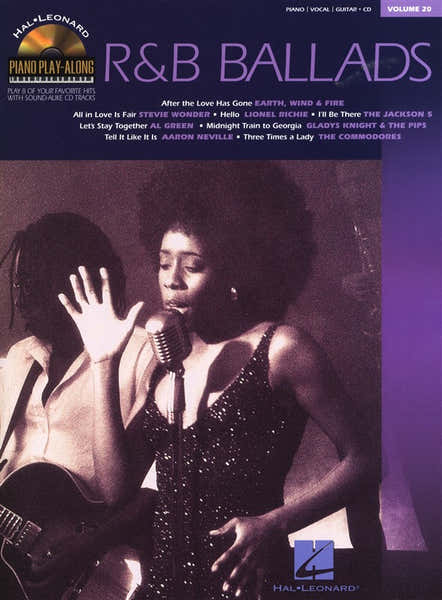 PIANO PLAY ALONG VOLUME 20 R&B BALLADS + CD - PVG