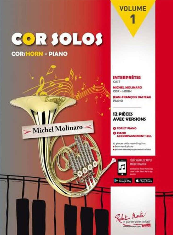 MOLINARO - COR SOLOS VOL.1 + ONLINE AUDIO - COR PIANO