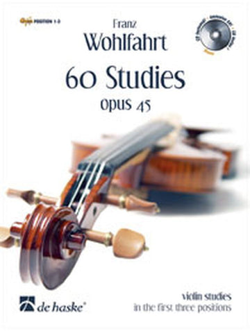 WOHLFAHRT FRANZ - 60 ETUDES OP.45 + CD - VIOLON