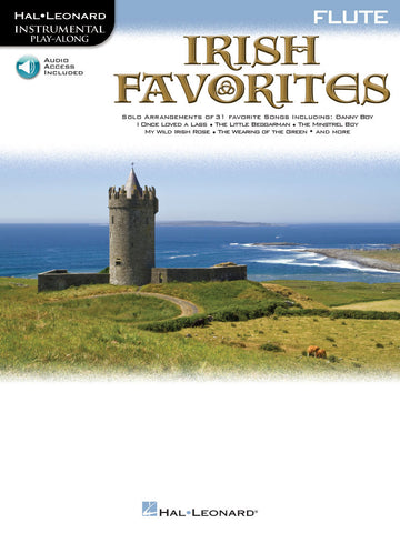 INSTRUMENTAL PLAY-ALONG - IRISH FAVORITES + AUDIO TRACKS - FLUTE