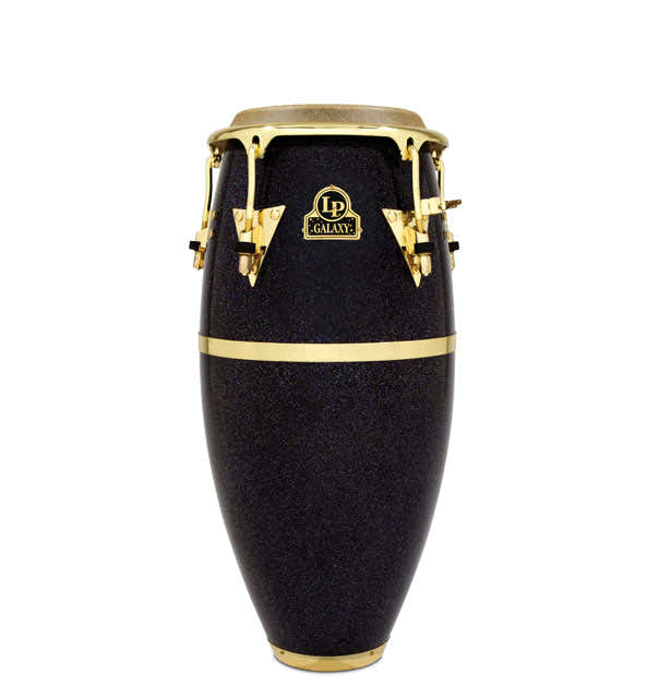 LP811Z - CONGAS GALAXY FIBRE - REQUINTO 9 3/4" - BLACK HOLOGRAM SPARKLE