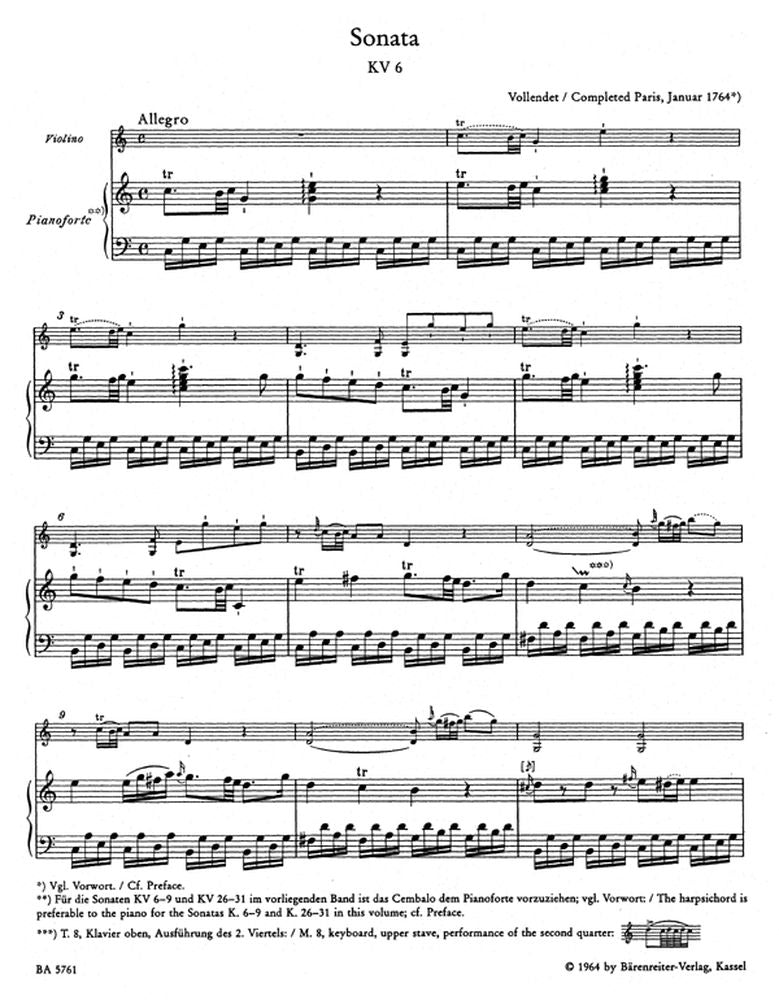 Moz W.A. - Oeuvres Completes Vol.1 - Violon Piano