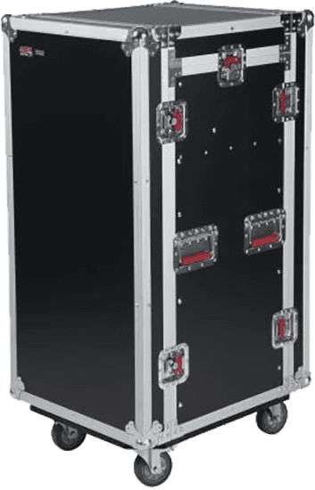 WOOD G-TOWER 10U X 16U WITH CASTERS