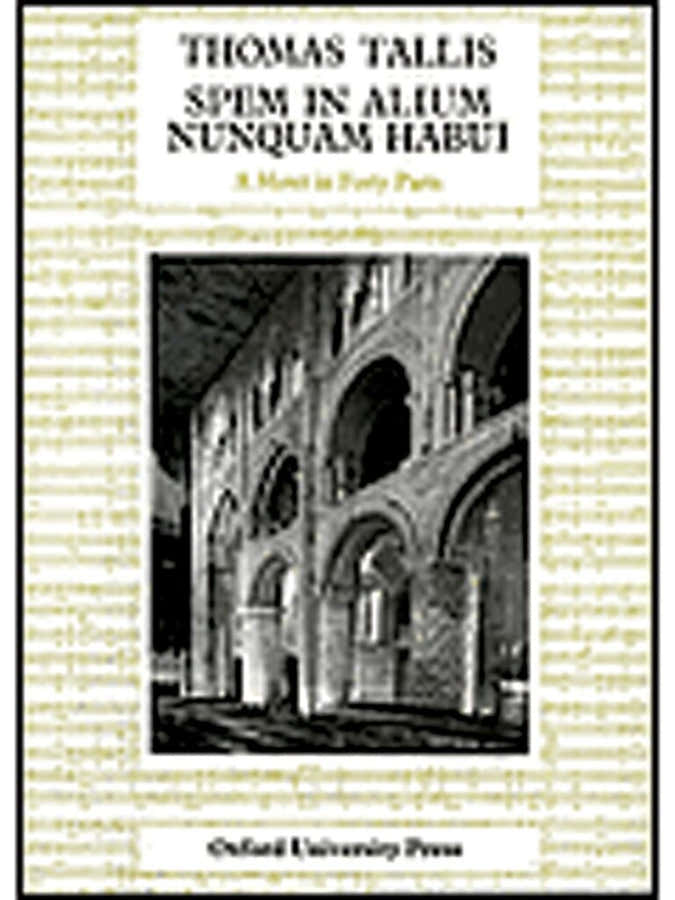 Tallis Thomas - Spem In Alium - Vokalpartitur