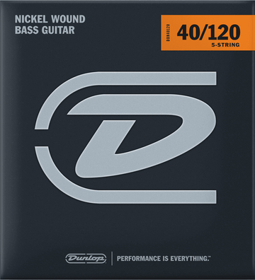 BASS STRINGS ROUND WIRE NICKEL NICKEL SET 40-120 5 STRINGS