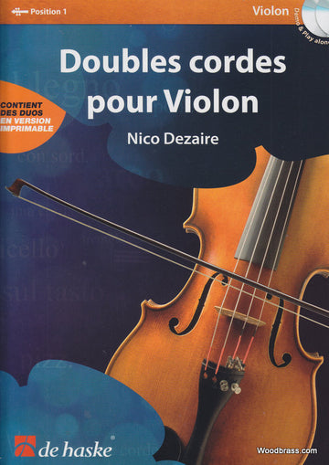 Dezaire Nico - Doppelgriffe für Violine + CD