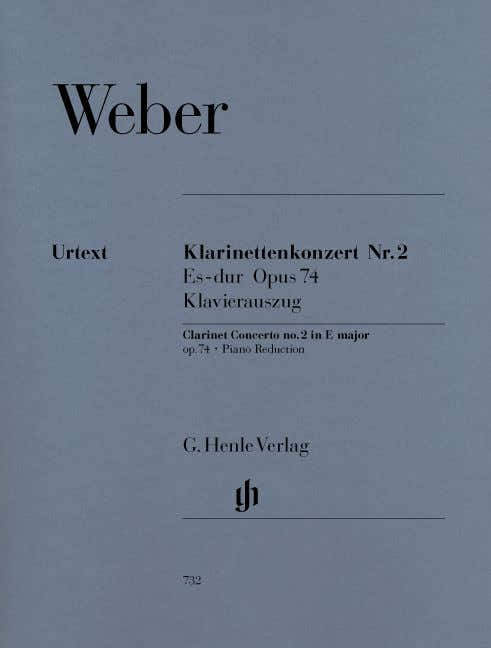 Weber C.M.V. - Klarinettenkonzert Nr. 2 Es-Dur Op. 74