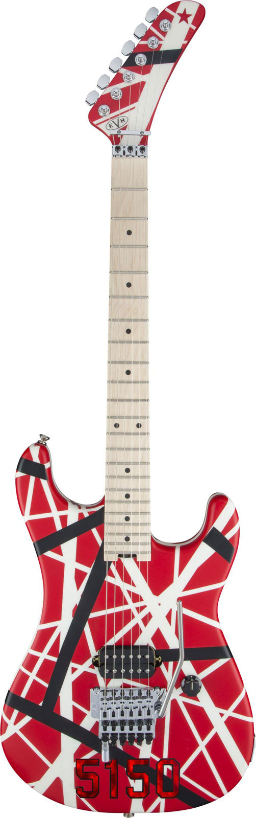 5150 Striped Mn Red With Black White Stripes