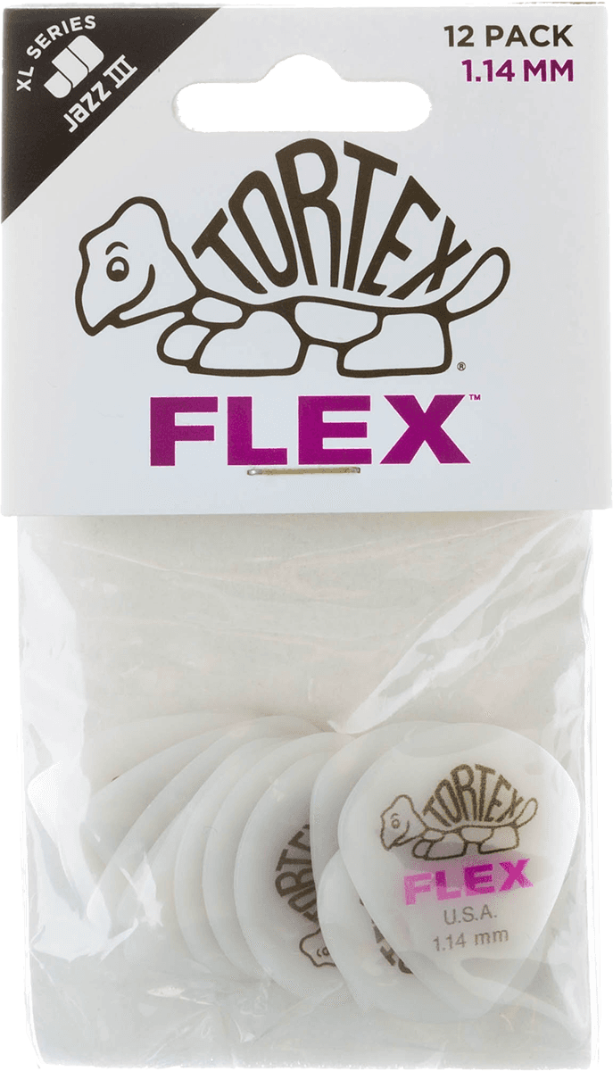 12 x 1,14mm Tortex Flex Jazz III XL