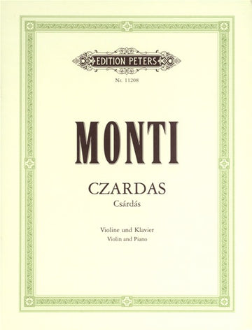 Monti Vittorio - Czardas - Violin And Piano