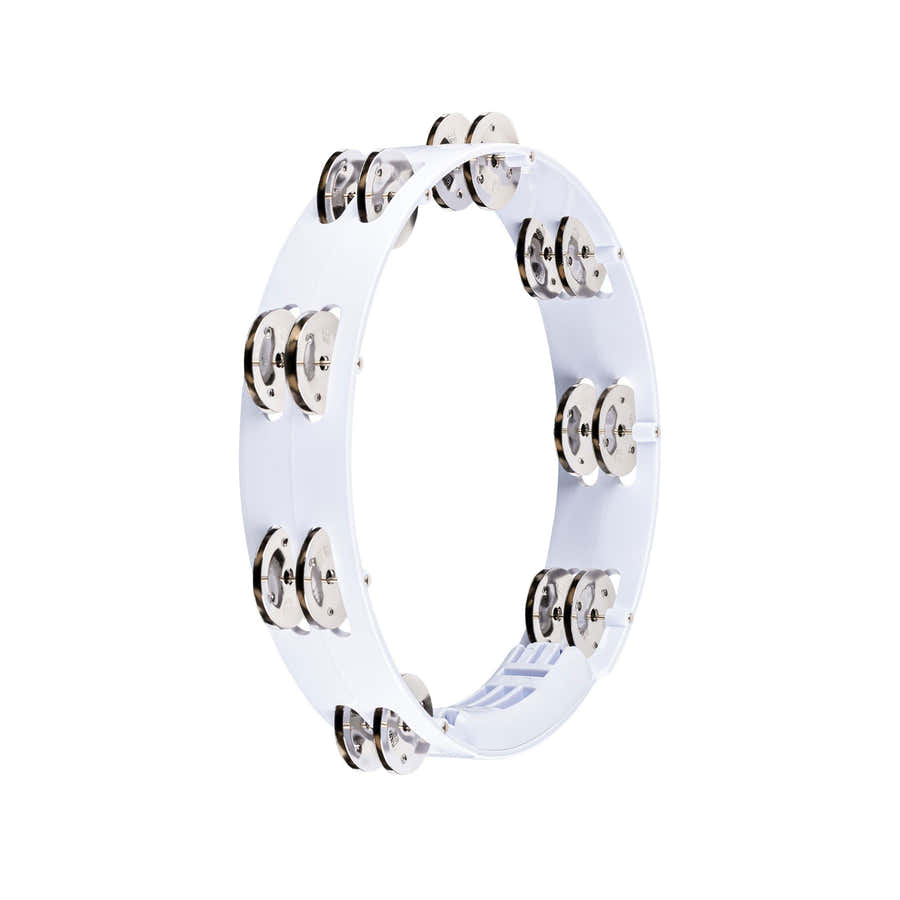 Tambourin ABS Weiß 25CM 1R Cymb