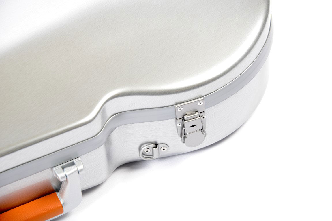 Bratschen-Etui Hightech La Defense - Gebürstetes Aluminium