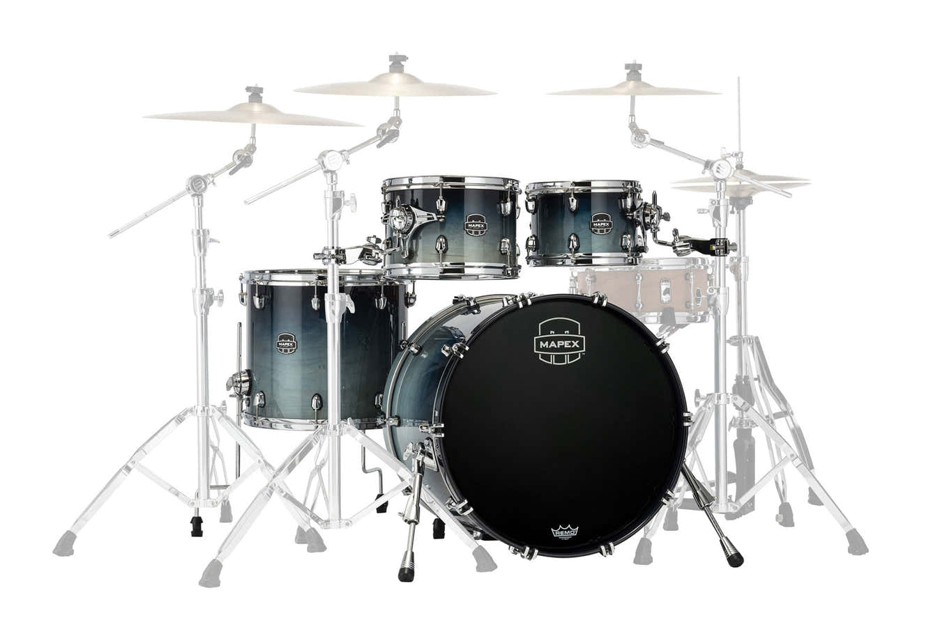 SATURN 4 DRUMS TEAL BLUE