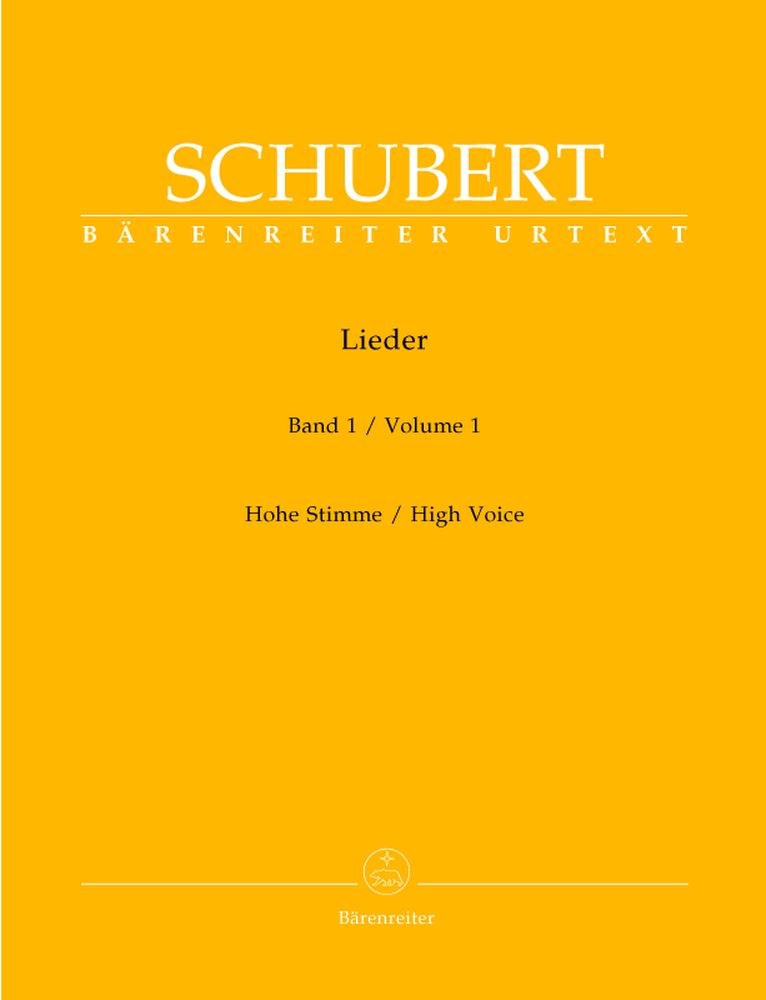 Schubert Franz - Lieder Vol.1 - Voix Haute Piano
