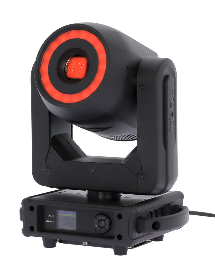 MS150 - 150W spot moving head with RGB LED ring