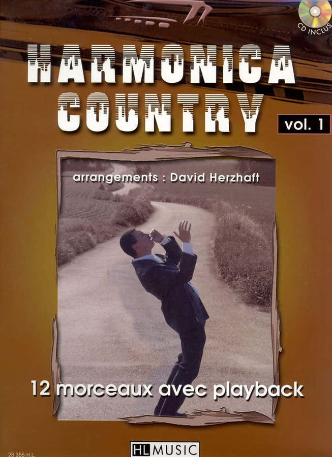 HERZHAFT DAVID - HARMONICA COUNTRY VOL.1 + CD