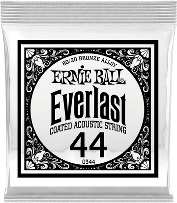 .044 EVERLAST COATED 80/20 BRONZE ACOUSTIC GUITAR STRINGS