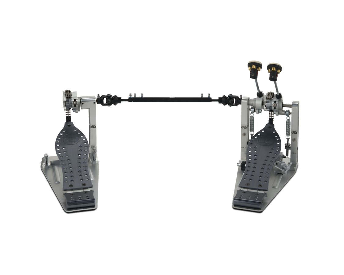 Machined Chain Drive Doppelpedal Grau